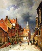 unknow artist European city landscape, street landsacpe, construction, frontstore, building and architecture. 159 painting